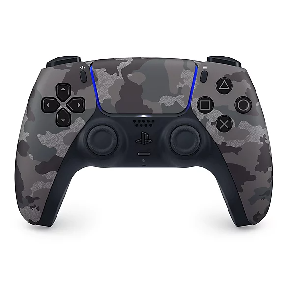 Pack 2 manettes PS5: Blanche + Camouflage