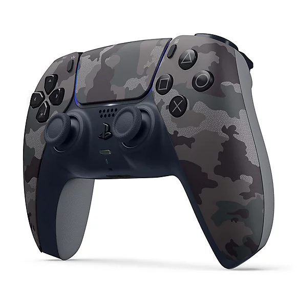 Pack 2 manettes PS5: Blanche + Camouflage